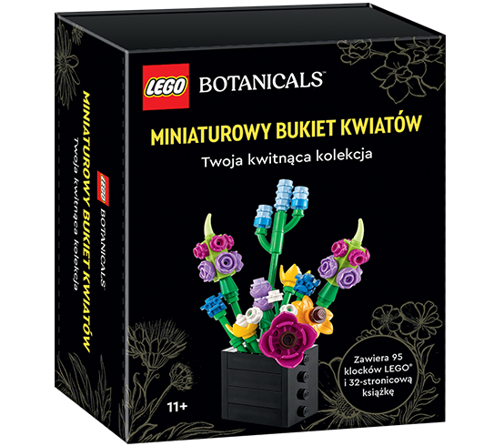 Lego Botanicals. Miniaturowy bukiet kwiatów