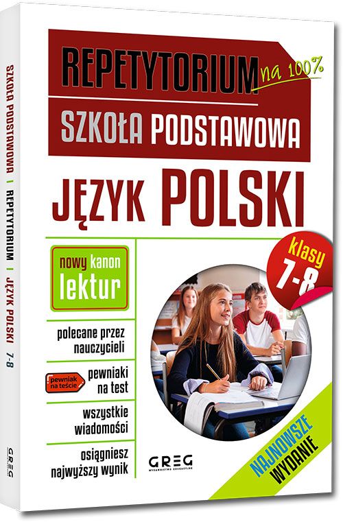 Język polski • Repetytorium na 100% • Klasy 7-8 | GREG