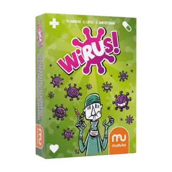 The Screwed Wirus Polska Gra Planszowa Towarzyska Karciana Board Game Po  Polsku Muduko : : Toys & Games