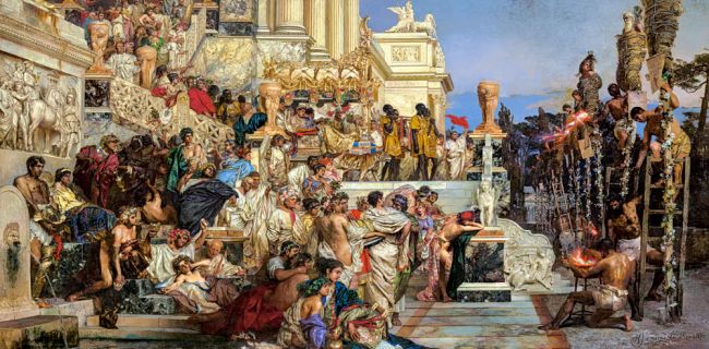 Puzzle 4000 elementów. Pochodnie Nerona. Henryk Siemiradzki