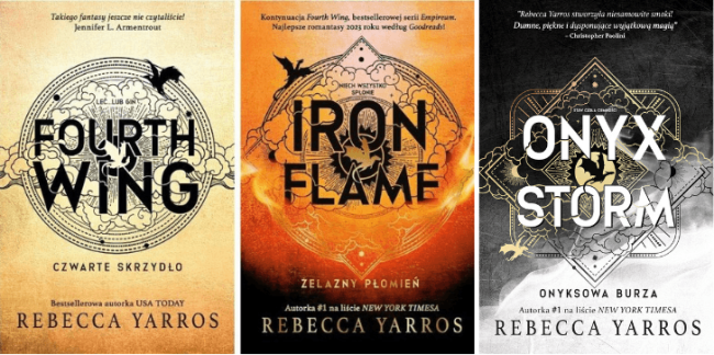 Fourth Wing, Iron Flame, Onyx Storm セット PakieT Fourth Wing /Iron Flame/Onyx Storm R.Yarros